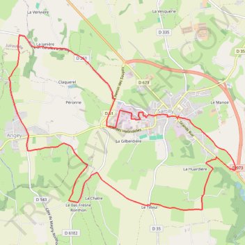 Itinéraire Parcours 14 km, distance, dénivelé, altitude, carte, profil, trace GPS