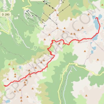 Itinéraire GR738 Refuge 7 Laux-Jean Collet OK-19293923, distance, dénivelé, altitude, carte, profil, trace GPS
