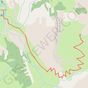 Itinéraire Cabane de la barre, distance, dénivelé, altitude, carte, profil, trace GPS