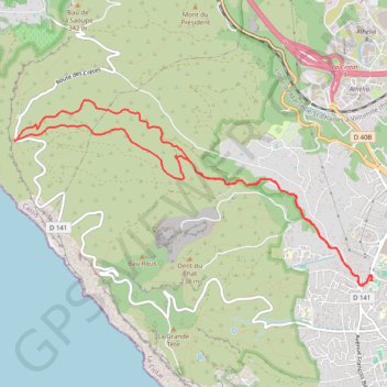 Itinéraire Vallat des Brusquières, distance, dénivelé, altitude, carte, profil, trace GPS