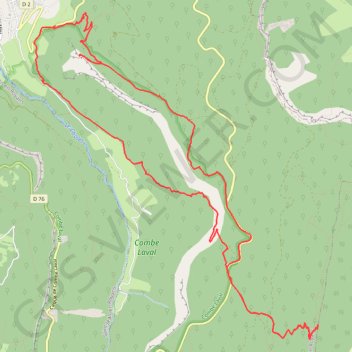 Itinéraire La Roche des Arnauds par le Pas du Pas, Saint-Laurent-en-Royans, distance, dénivelé, altitude, carte, profil, trace GPS