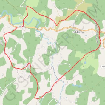 Itinéraire Saint-Bathelemy-Grozon, distance, dénivelé, altitude, carte, profil, trace GPS