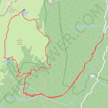 Itinéraire Tour de Lanche Close, distance, dénivelé, altitude, carte, profil, trace GPS