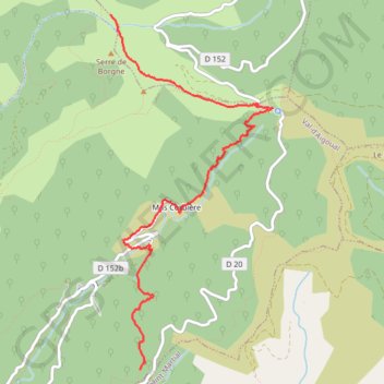 Itinéraire Col de l'homme mort Col du Bès par l'Asclier, distance, dénivelé, altitude, carte, profil, trace GPS