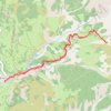 Itinéraire Cascade de la Pissette à Pelvoux le Sarret, distance, dénivelé, altitude, carte, profil, trace GPS