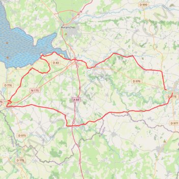 Itinéraire 0 - v2_parcours_intermediaire_85km_24437215-24452148-1782379592-470, distance, dénivelé, altitude, carte, profil, trace GPS