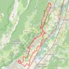 Itinéraire Château du Touvet - Crolles, distance, dénivelé, altitude, carte, profil, trace GPS
