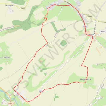 Itinéraire Circuit de Clais, distance, dénivelé, altitude, carte, profil, trace GPS