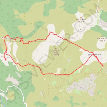 Itinéraire Randonnée du 13/01/2023 à 09:59, distance, dénivelé, altitude, carte, profil, trace GPS