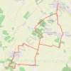 Itinéraire La Grézille Hilay - Ambillou-Château, distance, dénivelé, altitude, carte, profil, trace GPS