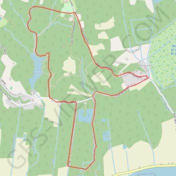 Itinéraire Coteaux et Barthes de Saint-Martin-de-Seignanx, distance, dénivelé, altitude, carte, profil, trace GPS
