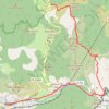 Itinéraire Descente de la frontière, distance, dénivelé, altitude, carte, profil, trace GPS