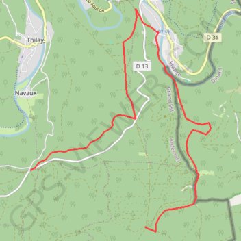 Itinéraire OpenLayers.Feature.Vector_3080, distance, dénivelé, altitude, carte, profil, trace GPS