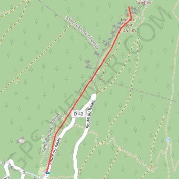 Itinéraire Mont du Chat, distance, dénivelé, altitude, carte, profil, trace GPS