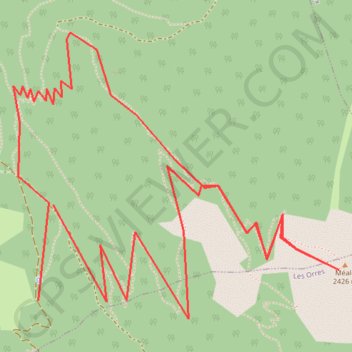 Itinéraire Le Méale, distance, dénivelé, altitude, carte, profil, trace GPS