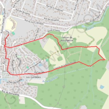 Itinéraire 4 - Course à pied 4, distance, dénivelé, altitude, carte, profil, trace GPS