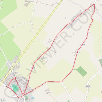 Itinéraire 6KM, distance, dénivelé, altitude, carte, profil, trace GPS