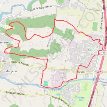 Itinéraire Lion Jabron, distance, dénivelé, altitude, carte, profil, trace GPS