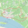 Itinéraire 🚴 Trace ,boucle de Bourg sur Gironde, distance, dénivelé, altitude, carte, profil, trace GPS