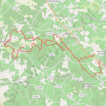 Itinéraire 210303142418, distance, dénivelé, altitude, carte, profil, trace GPS
