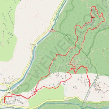Itinéraire ErmitageSaintPons-Francbouteille-Vases-16717264, distance, dénivelé, altitude, carte, profil, trace GPS