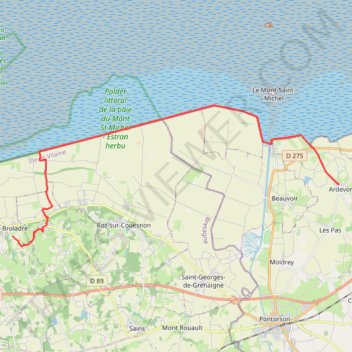 Itinéraire Jour 3 Itinéraire 1, distance, dénivelé, altitude, carte, profil, trace GPS