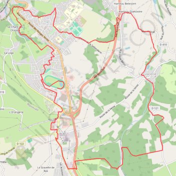 Itinéraire 2 - R4C 2026 trail 18km, distance, dénivelé, altitude, carte, profil, trace GPS