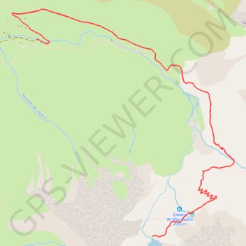 Itinéraire Lac de Maucapéra - Luz-Saint-Sauveur, distance, dénivelé, altitude, carte, profil, trace GPS