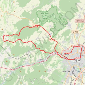 Itinéraire sortie primos, distance, dénivelé, altitude, carte, profil, trace GPS