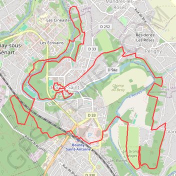 Itinéraire ot_trace_1, distance, dénivelé, altitude, carte, profil, trace GPS