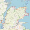Itinéraire Paimpol - Lézardrieux, distance, dénivelé, altitude, carte, profil, trace GPS