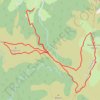 Itinéraire Pics d'Ourrezti et du Mondarrain en circuit depuis Belazkabieta, distance, dénivelé, altitude, carte, profil, trace GPS