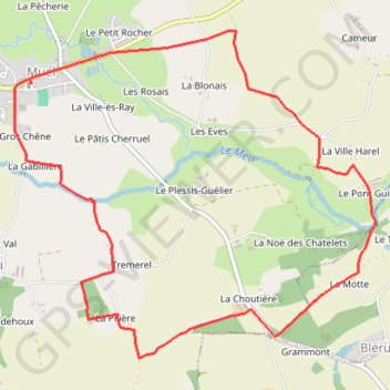Itinéraire Ligne 1, distance, dénivelé, altitude, carte, profil, trace GPS