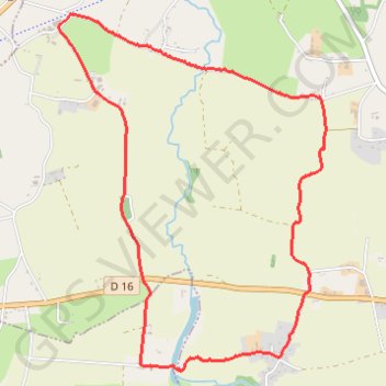 Itinéraire Boucle du Pont Serin - Fay-de-Bretagne, distance, dénivelé, altitude, carte, profil, trace GPS