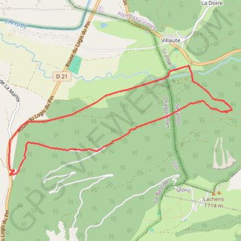 Itinéraire Clavel, distance, dénivelé, altitude, carte, profil, trace GPS