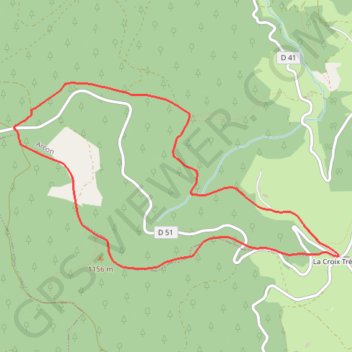 Itinéraire B01_WGS84, distance, dénivelé, altitude, carte, profil, trace GPS