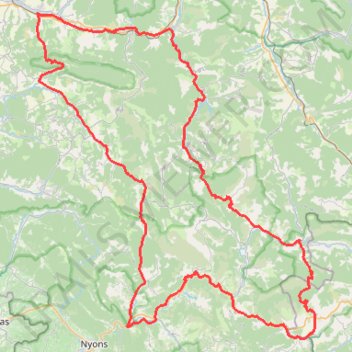 Itinéraire Tracé Rémy départ modifié, distance, dénivelé, altitude, carte, profil, trace GPS