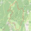 Itinéraire Les Drayes Blanches - Lente, distance, dénivelé, altitude, carte, profil, trace GPS