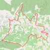 Itinéraire cucuron vaugines cucuron 12km, distance, dénivelé, altitude, carte, profil, trace GPS