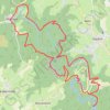 Itinéraire Prépa OP 03/21, distance, dénivelé, altitude, carte, profil, trace GPS