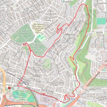 Itinéraire Randonnée à Darnetal, distance, dénivelé, altitude, carte, profil, trace GPS