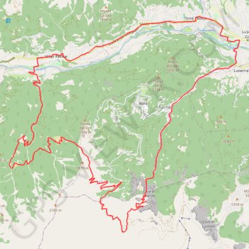 Itinéraire Refuge Valanza Alpe Chiot Sella (Pellice), distance, dénivelé, altitude, carte, profil, trace GPS