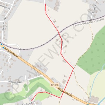 Itinéraire CARP TRONCON 6, distance, dénivelé, altitude, carte, profil, trace GPS