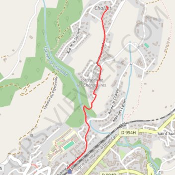 Itinéraire Gare Embrun, distance, dénivelé, altitude, carte, profil, trace GPS