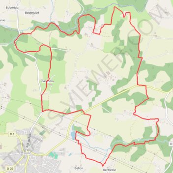 Itinéraire Du Vieux Doyenné aux chapelles de Saint-Leufroy et Saint-André, distance, dénivelé, altitude, carte, profil, trace GPS