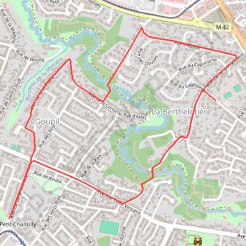 Itinéraire Le Cens - d'Orvault, distance, dénivelé, altitude, carte, profil, trace GPS