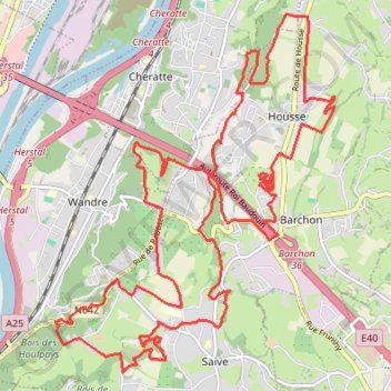Itinéraire 25 km 2024 scouts, distance, dénivelé, altitude, carte, profil, trace GPS