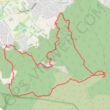 Itinéraire Taillades-Rocher de Baude-Vallon Brayette, distance, dénivelé, altitude, carte, profil, trace GPS