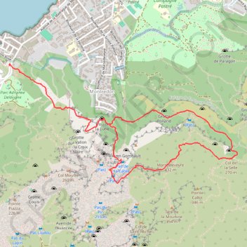 Itinéraire Le Sommet de Marseilleveyre par le Pas de la Cabre, distance, dénivelé, altitude, carte, profil, trace GPS