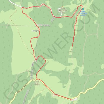 Itinéraire Un dimanche sur le plateau de Retord, distance, dénivelé, altitude, carte, profil, trace GPS